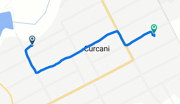 Relaxed route in Curcani