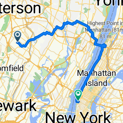 107 Huron Ave, Clifton to 501–545 W 22nd St, New York