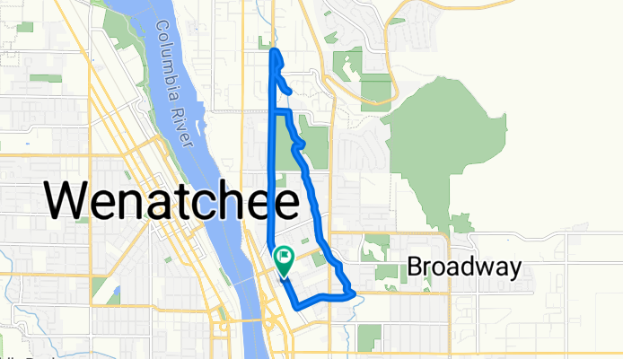 706 N Baker Ave, East Wenatchee to 706 N Baker Ave, East Wenatchee