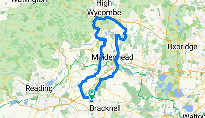 Maidenhead, Marlow, Waltham, 40 miles