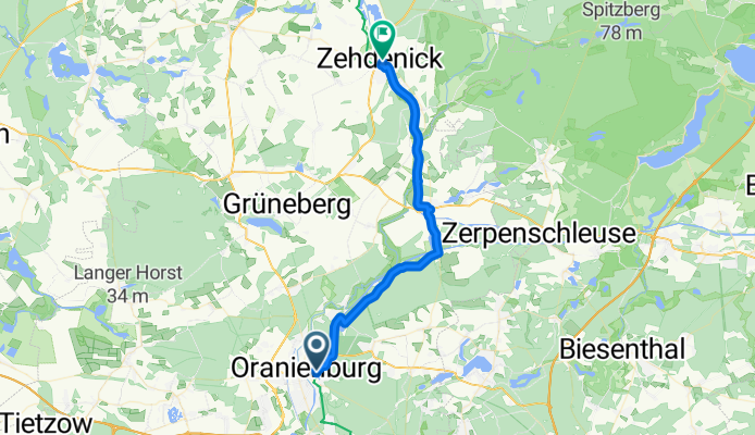 Oranienburg - Zehdenick