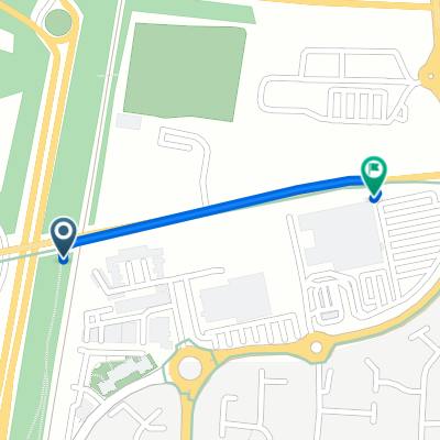 Route from Arterial Road West Thurrock, Grays