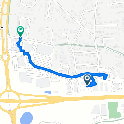 19 Rue de la Ville Biais, La Richardais nach Rue du Haut Chemin, Dinard