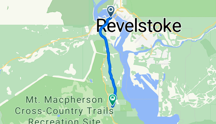 Trans-Canada Highway, Revelstoke to Clough Road 2135, Revelstoke
