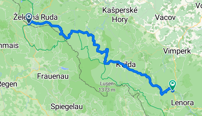 železná Rudá - Horní Vltavice