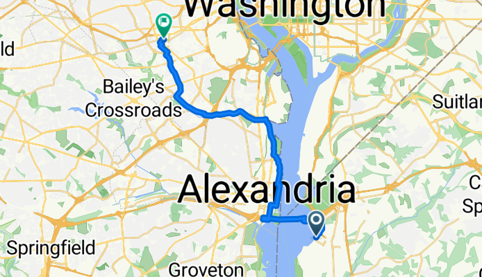 162 Waterfront St, Oxon Hill to 4238 Wilson Blvd, Arlington