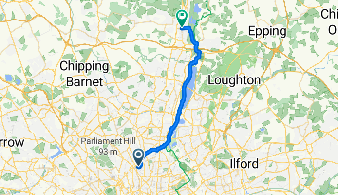 5 Queensland Road, London to 102 Turners Hill, Waltham Cross