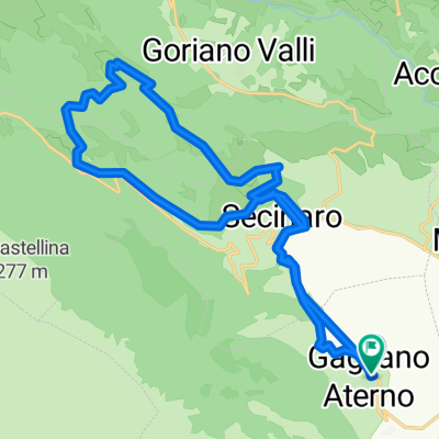 Gagliano Aterno - chalet Sirente - lago di Tempra via 19a