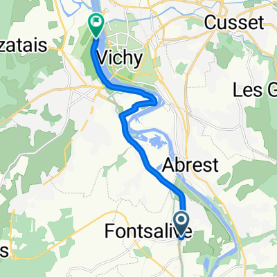 Itinéraire à partir de D131, Hauterive
