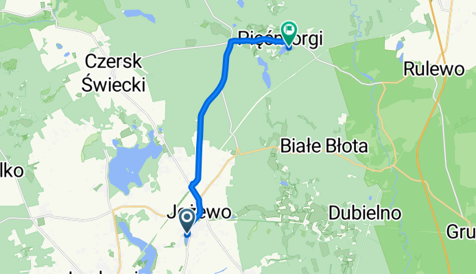 Parkowa 11, Jeżewo do Pięćmorgi