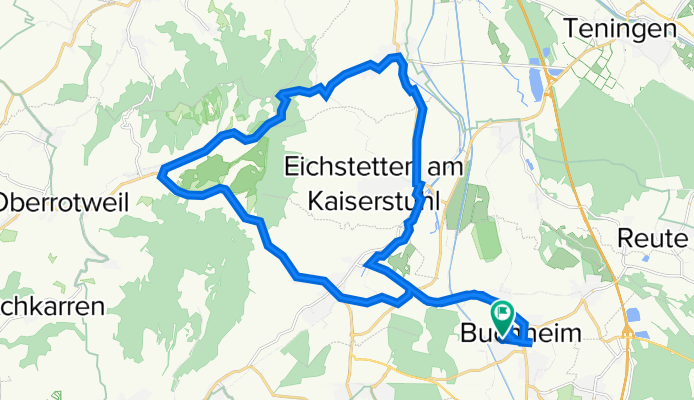 March - Altvogtsburg - Schelingen - Bahlingen - March