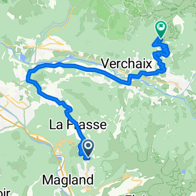 De 49 Chemin de l'Ize, Arâches-la-Frasse à 2659–4121 Route du Col de Joux Plane, Samoëns