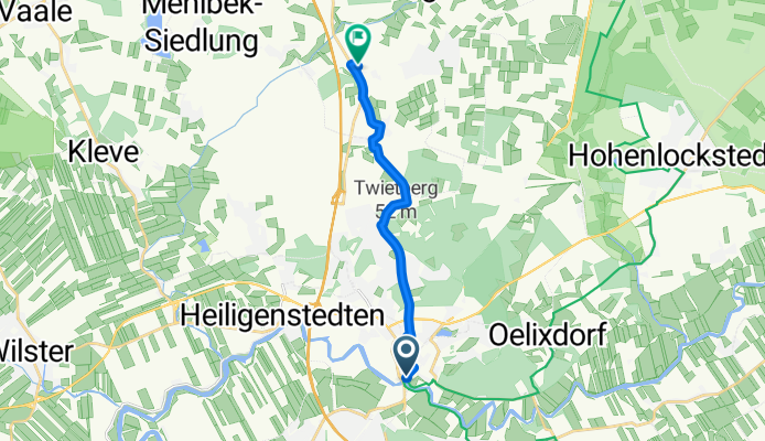 Reichenstraße 44, Itzehoe nach Burgviert 4, Hohenaspe