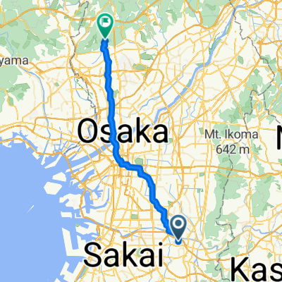 Fujiidera-shi to Minoo