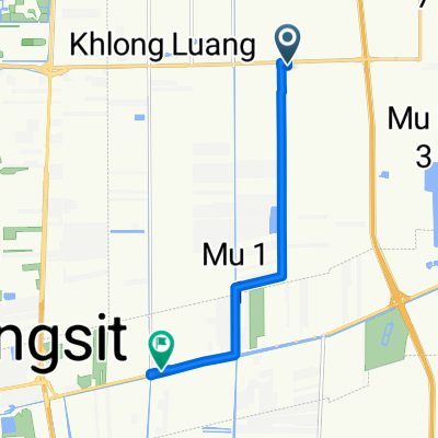 Soi Muban Ban Chumchon Sunthorn, Khlong Luang to Thanon Rangsit-Nakhon Nayok, Thanyaburi
