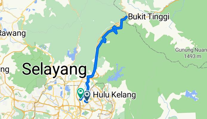 Jalan Prima Setapak 5 107, Kuala Lumpur to Jalan Sungai 469, Kuala Lumpur