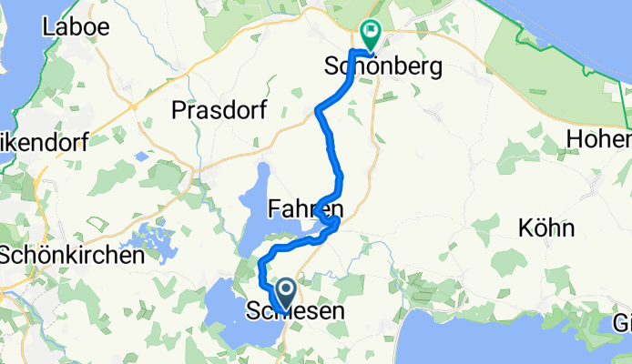 Redder am See 3, Schlesen nach Niederstraße 15, Schönberg in Holstein