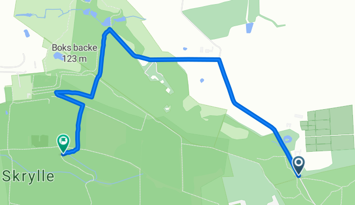 Route to Hardeberga 161, Sodra Sandby