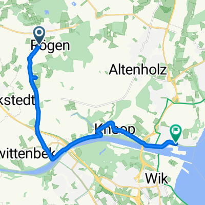 Rögener Weg 2, Felm nach Kanalstraße 38, Kiel