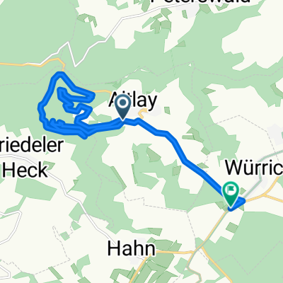 Route nach Hunsrückhöhenstraße, Würrich