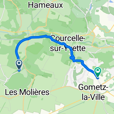 De Rue de la Midorge 20, Boullay-les-Troux à Chemin Vicinal 2, Gometz-le-Châtel