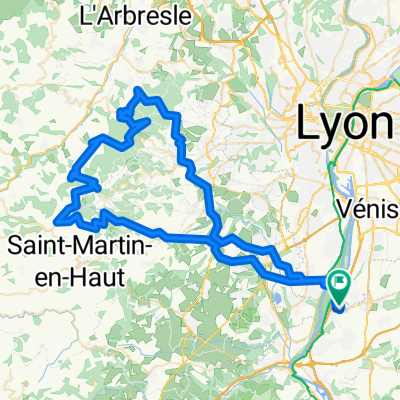 4 monts du Lyonnais - start from Serezin