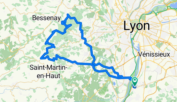 4 monts du Lyonnais - start from Serezin