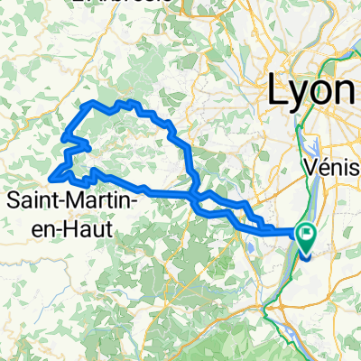 3 monts du Lyonnais - start from Serezin