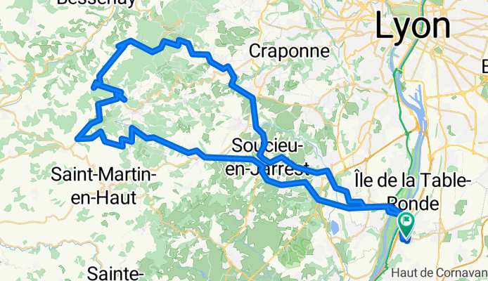 3 monts du Lyonnais - start from Serezin