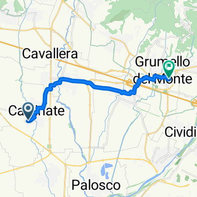 Da Via Larga 1, Calcinate a Via della Molinara 7, Grumello del Monte