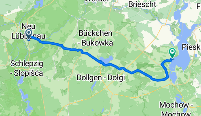 Lübbener Straße 17, Unterspreewald nach Zauer Weinberg 13, Schwielochsee