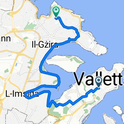 De Triq San Ġwann, La Valeta a Triq Melita, Sliema