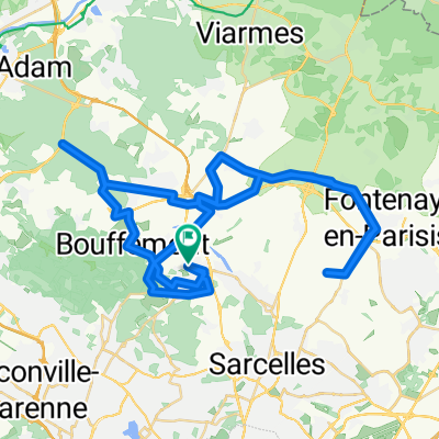 De 5 Residence les Longues Raies, Domont à 5 Residence les Longues Raies, Domont