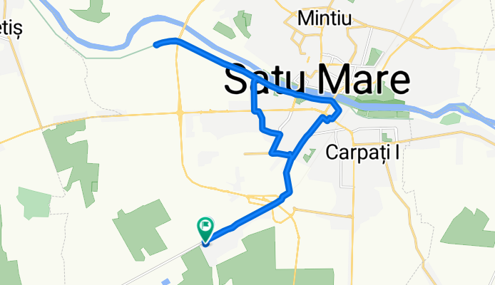 Strada Castanilor, Satu Mare to Strada Castanilor, Satu Mare