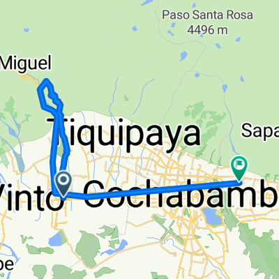 Quillacollo - Calio - Liriuni - Quillacollo - Arocagua