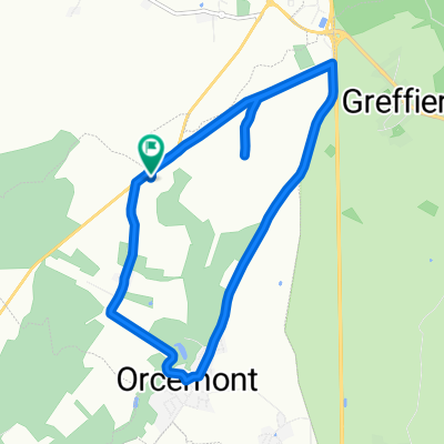 De D150, Orcemont à Rue de l'Étang Guillemet, Orcemont