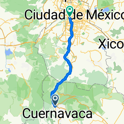 Privada Primera Nacional 10, Cuernavaca to Paseo de la Reforma, Mexico City