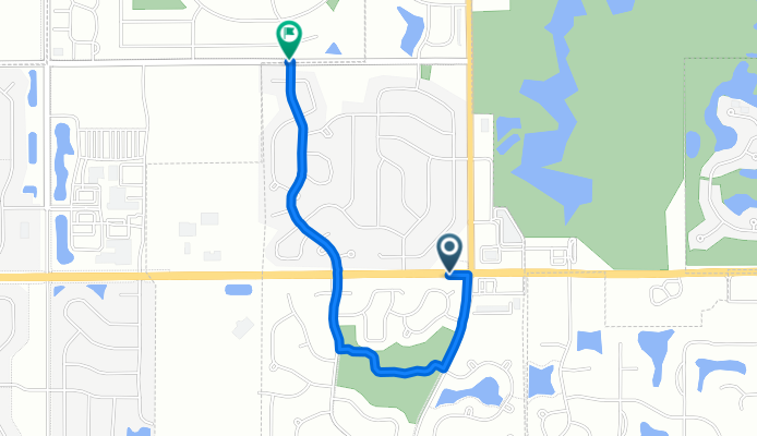 Bike Path 1.3 mi one way/ 2.6 round trip