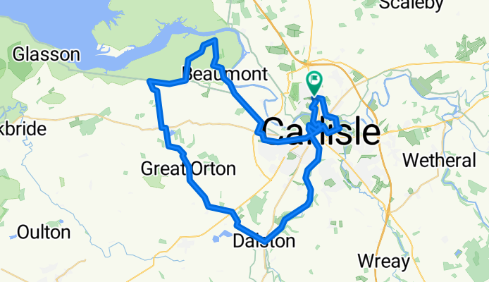 Carlisle loop west, Roman Wall.