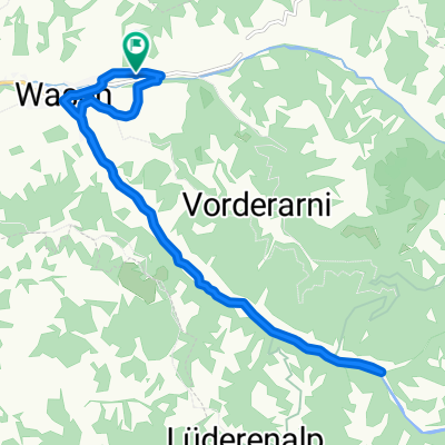Lugenbachweg, Wasen imHuttwilstrasse 7L, Wasen im Emmental - Kurzeneistrasse - Huttwilstrasse 7L Wasen im Emmental