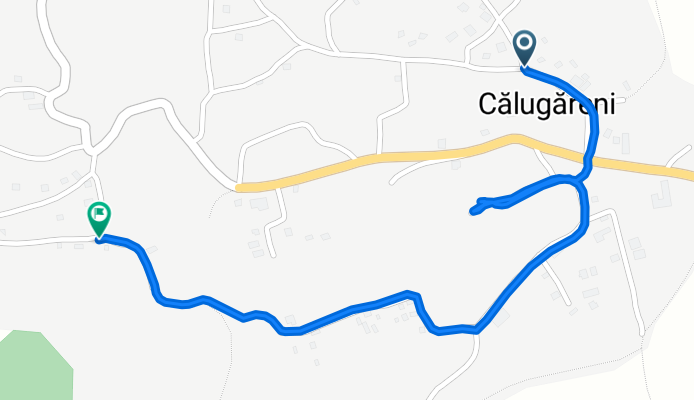 DJ102R 22, Călugăreni to DJ102R 181, Călugăreni