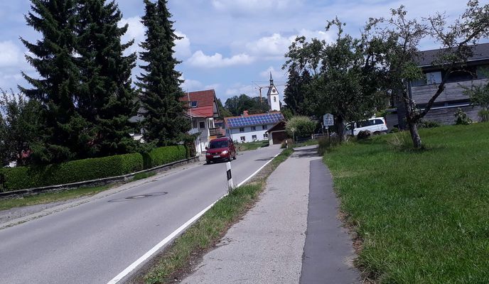 Foto 1 der Bikemap-Route "Wangen-Mallaichen-Eistobel(brücke)-Ellhofen-Heimenkirch-Wangen"