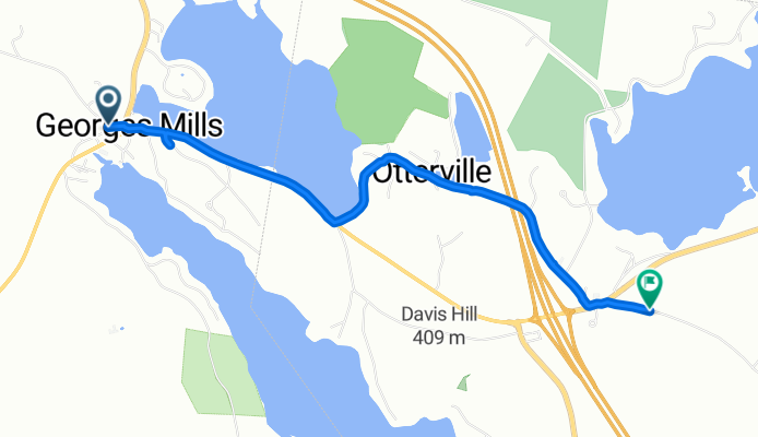 Prospect Hill Road 1, Sunapee to Burpee Hill Road 688, New London