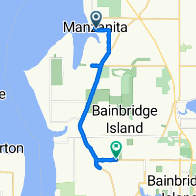 6783 NE Bergman Rd, Bainbridge Island to 7260 NE High School Rd, Bainbridge Island