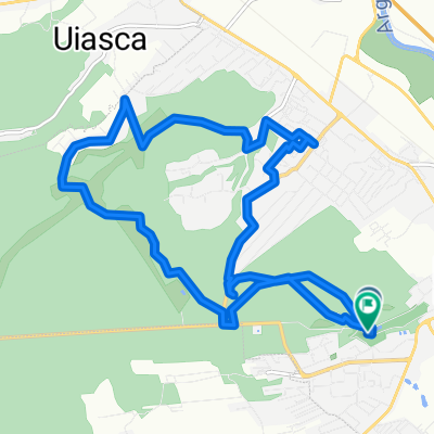 Route from Strada Trivale 69, Pitești