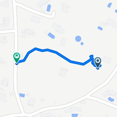 De 8 Chemin des Tamaris, Balaruc-les-Bains à 7 Chemin du Mas du Padre, Balaruc-les-Bains