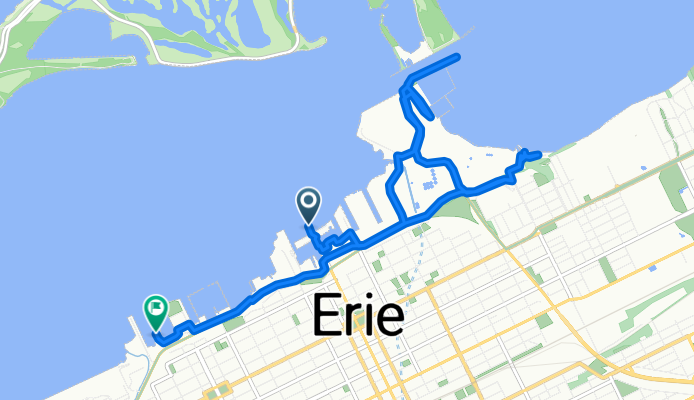 2–32 E Dobbins Landing, Erie to 828 W Bayfront Pkwy, Erie