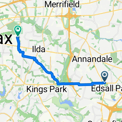 6910 Bradlick Shopping Center, Annandale to 3779 Pickett Rd, Fairfax