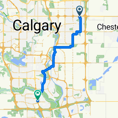 My to/from work route
