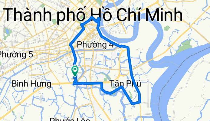 1 Đường Số 11, Ho Chi Minh City to 5 Đường Số 11, Ho Chi Minh City